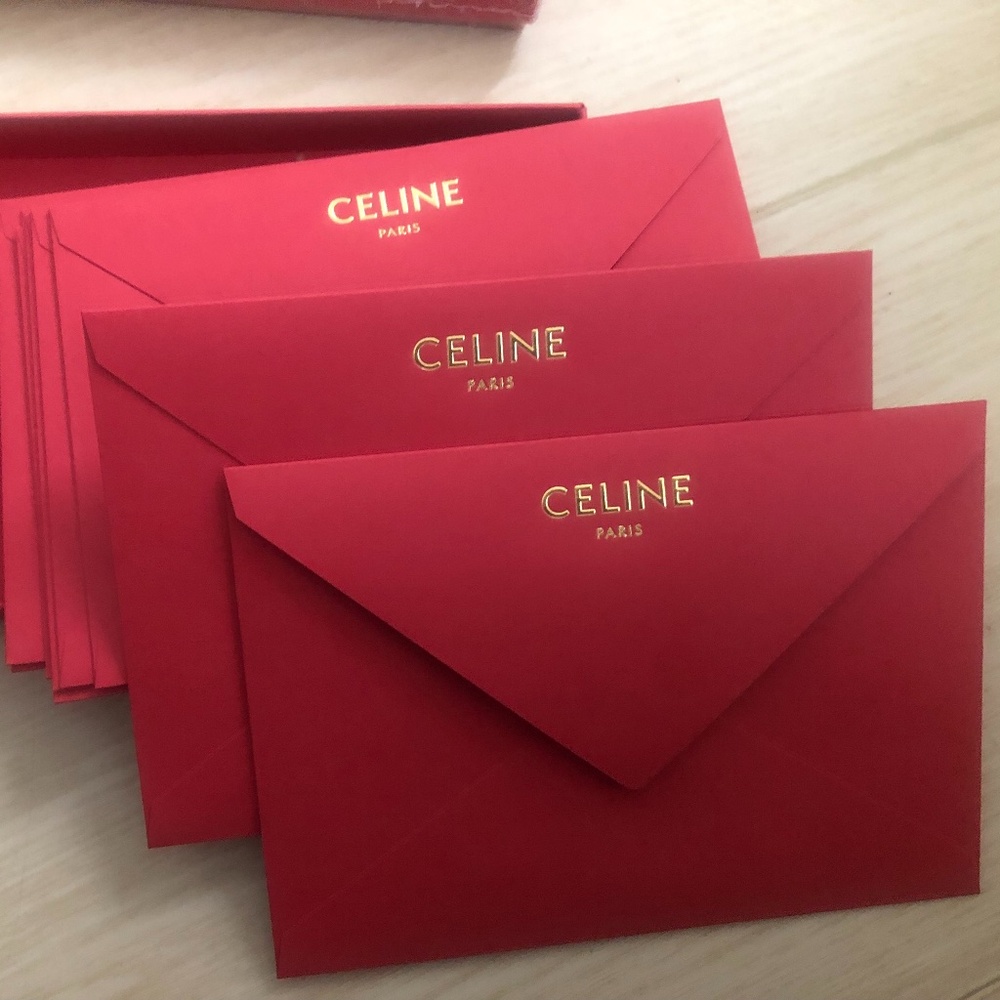 Celine Red Envelope Set